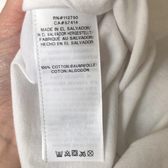 NWT True Religion Men’s White Graphic Crew Neck T-Shirt Size M - Picture 5 of 5